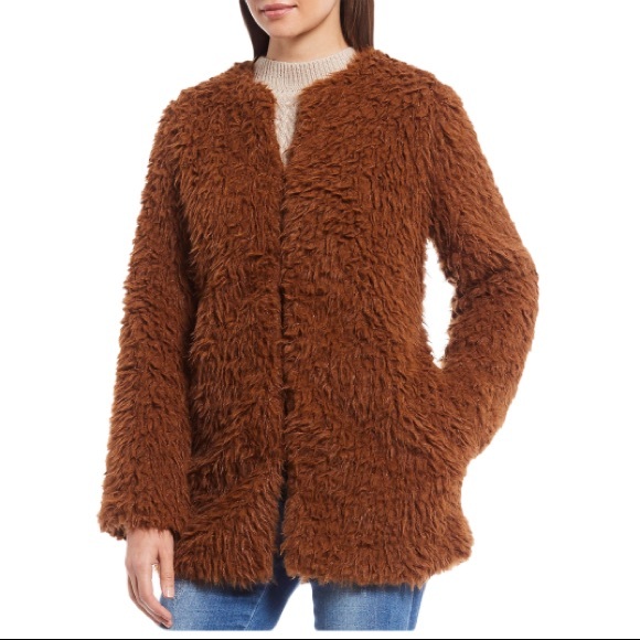 Chelsea & Violet Jackets & Blazers - Chelsea & Violet Teddy Bear Faux Fur Jacket M NWT